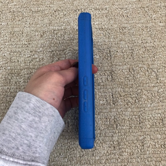 ZTE Warp Elite N9518 blue rubber phone case - Picture 7 of 8